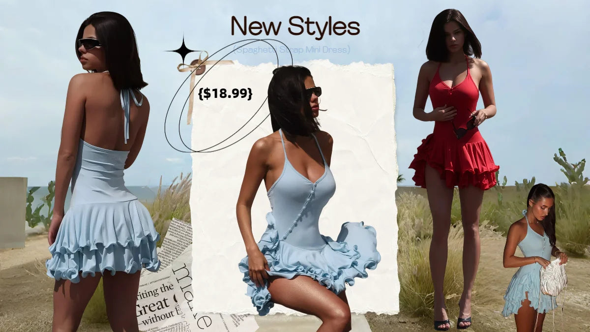 Bodycon Mini Ruffle Dress