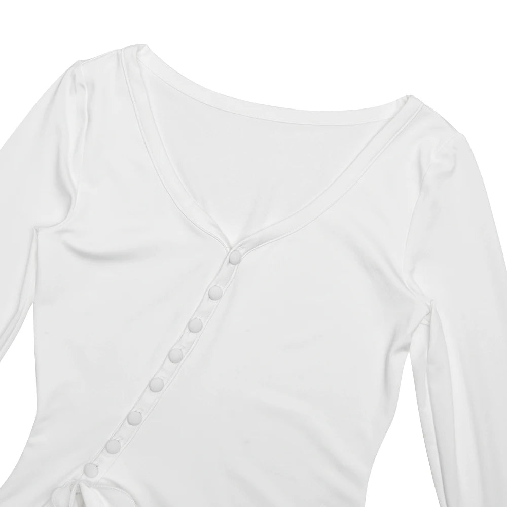 Bodycon Mini Ruffle Dress