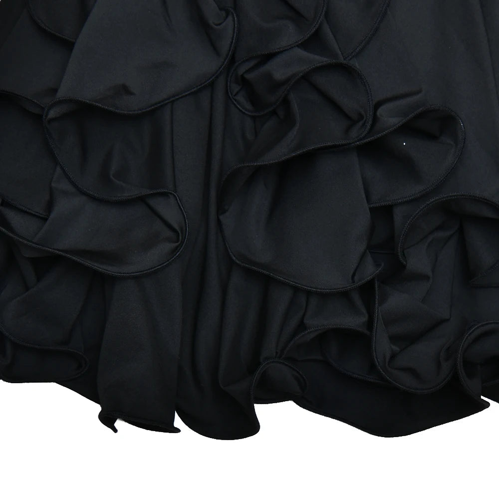 Bodycon Mini Ruffle Dress