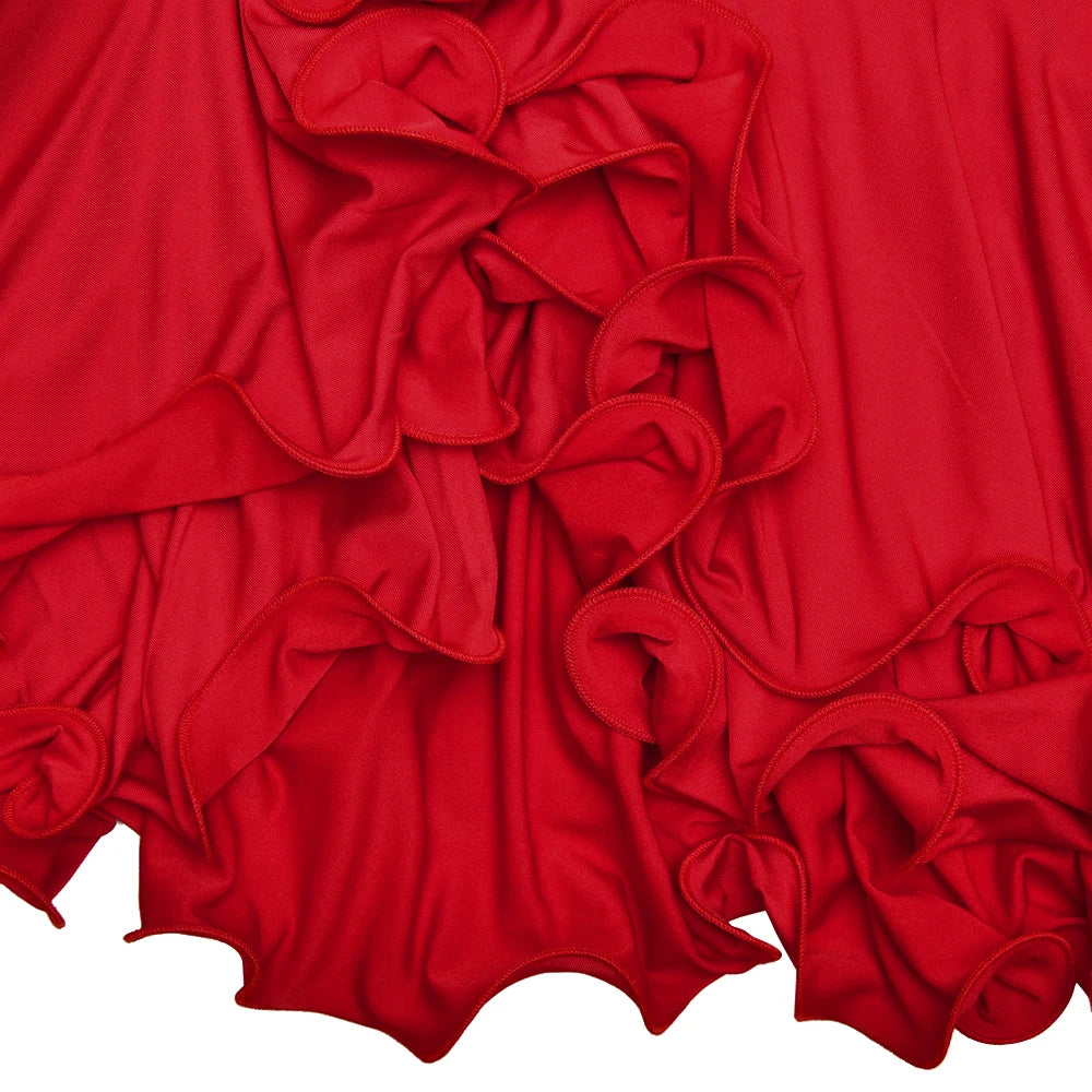 Bodycon Mini Ruffle Dress