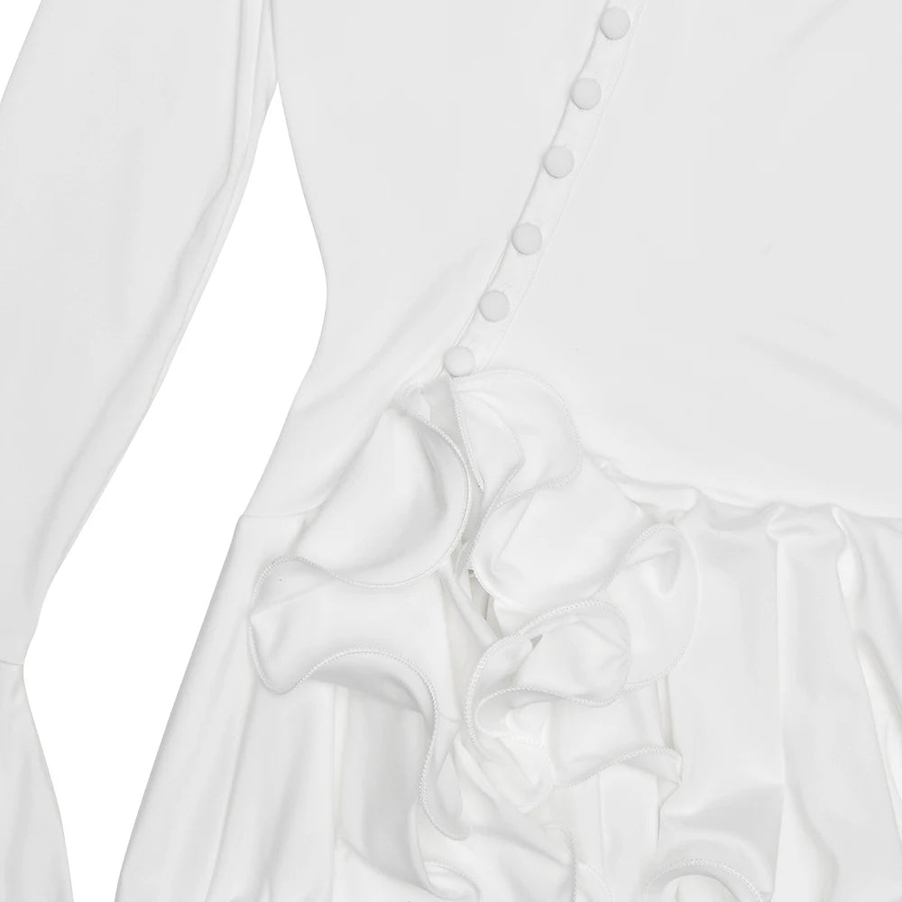 Bodycon Mini Ruffle Dress